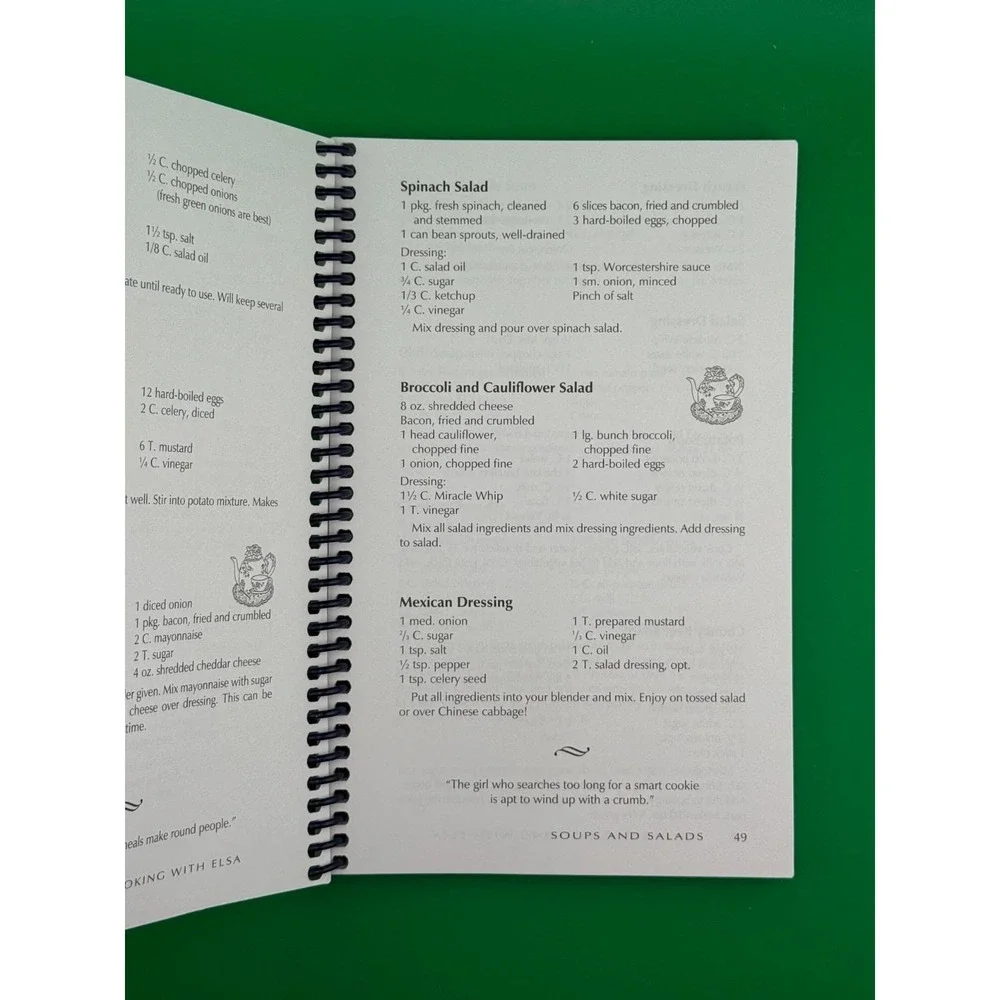 Amish Home Cooking with Elsa Cookbook 500 Recipes 2009 Spiral Bound